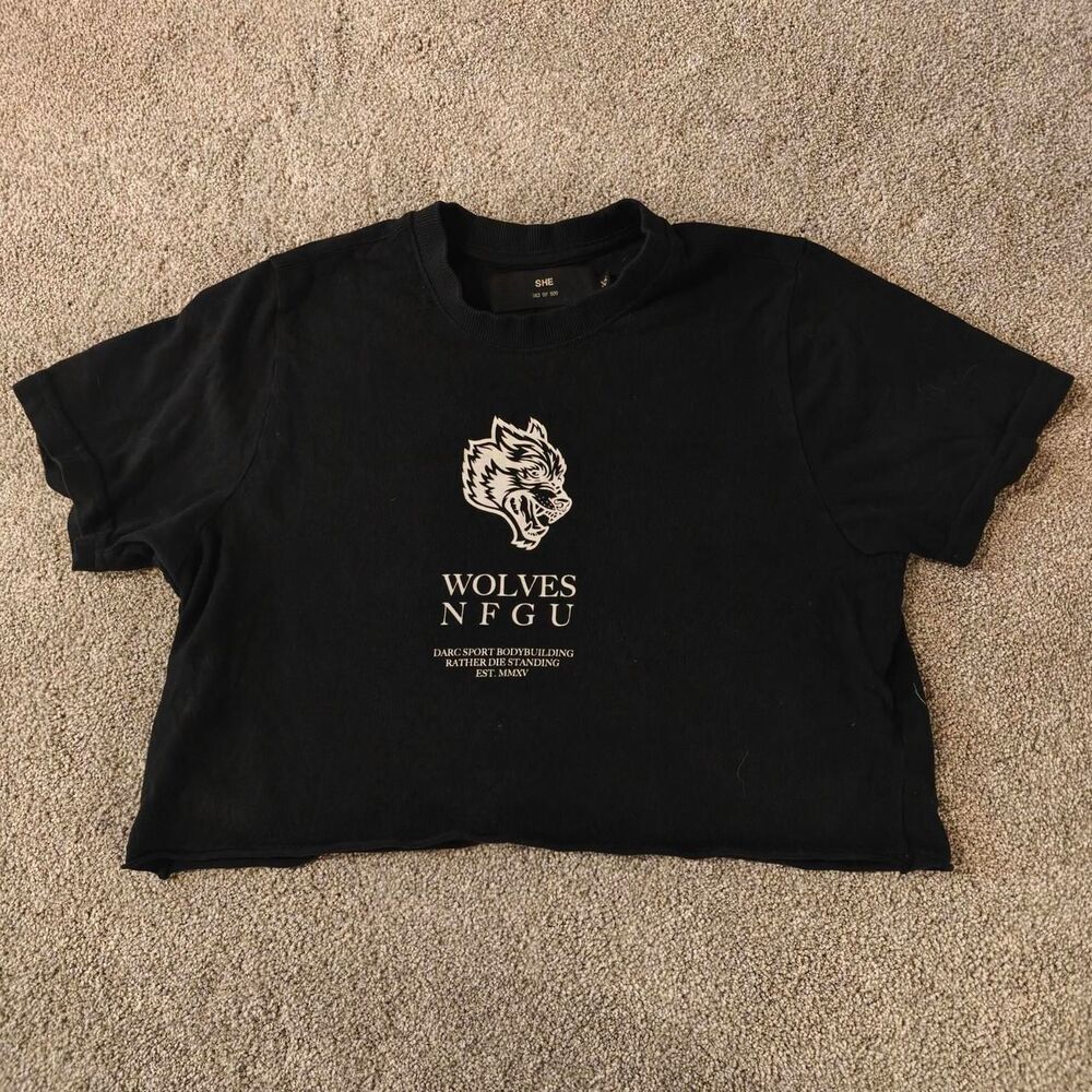 Darc-sport Women's Black Crop-top